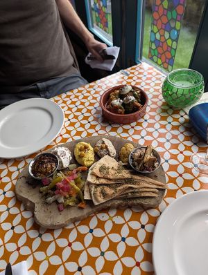 Starters at Otto's at Otto Vegan Empire in Stockport