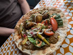 Kebab at Otto Vegan Empire in Stockport