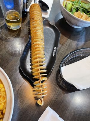 Tornado potato (ask for no cheese powder)  at Ai in Corvallis