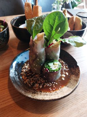 Summer rolls at TA Vegan House - Altona in Hamburg