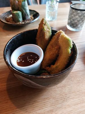 Tempura avocado at TA Vegan House - Altona in Hamburg