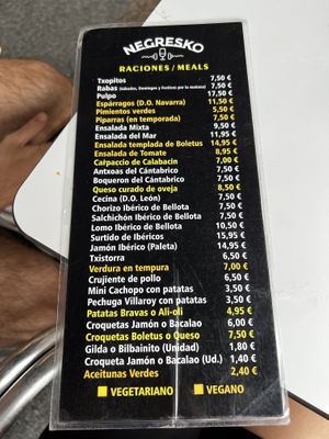   at Negresco in Bilbao