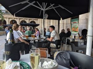 Outside at Negresco in Bilbao