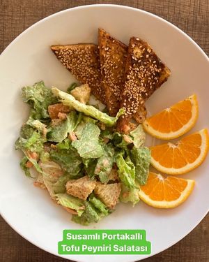 Tofu Salad  at Nohut Paşa Cafe in Antalya