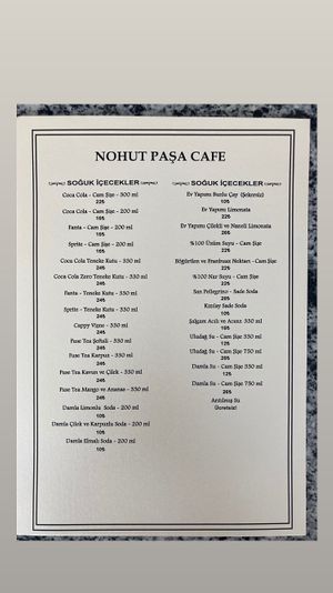  at Nohut Paşa Cafe in Antalya