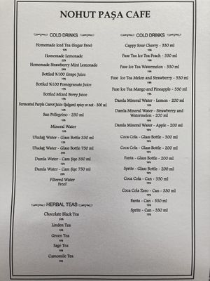   at Nohut Paşa Cafe in Antalya