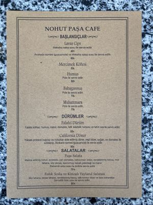   at Nohut Paşa Cafe in Antalya