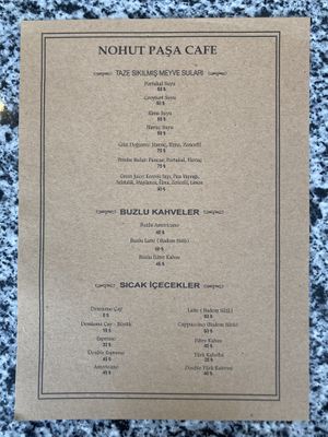   at Nohut Paşa Cafe in Antalya