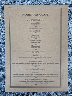   at Nohut Paşa Cafe in Antalya