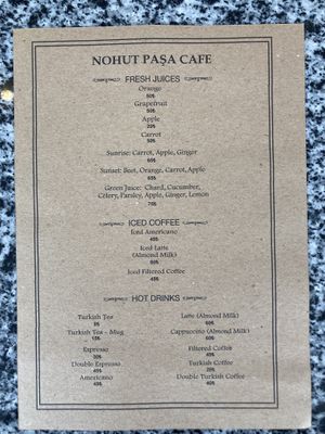   at Nohut Paşa Cafe in Antalya