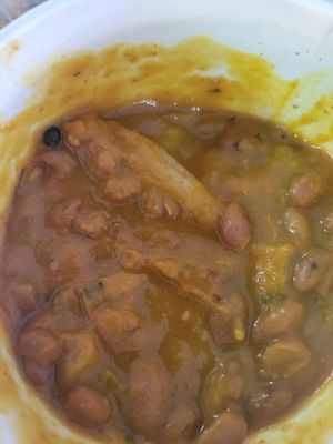 Red Pea Stew at Calabash Ital Restaurant in Ocho Rios