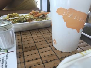 Full plate of everything! at Calabash Ital Restaurant in Ocho Rios