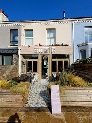 Cafe Notos Outside at Cafe Notos in Rhosneigr