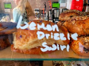 Lemon Drizzle Swirl at Cafe Notos in Rhosneigr