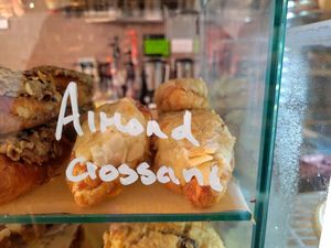 Almond Croissant at Cafe Notos in Rhosneigr