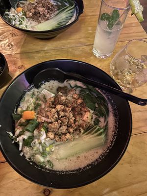 Ramen vegan   at Tamagotchi in Medellin