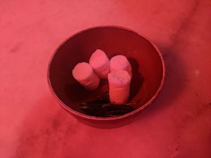 Hand towels at Tamagotchi in Medellin