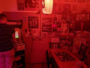 Arcade games inside of Tamagotchi at Tamagotchi in Medellin