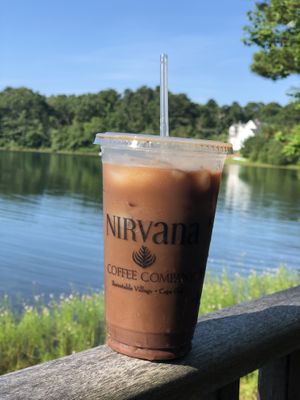   at Nirvana Coffee Company in Barnstable