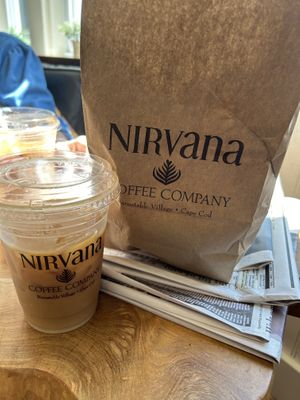 Nice sitting areas  at Nirvana Coffee Company in Barnstable