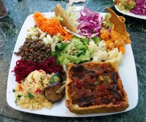 Tarte at Cafe Ginger in Paris