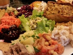 plate of the day at Cafe Ginger in Paris