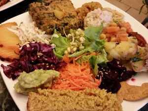 plate of the day at Cafe Ginger in Paris