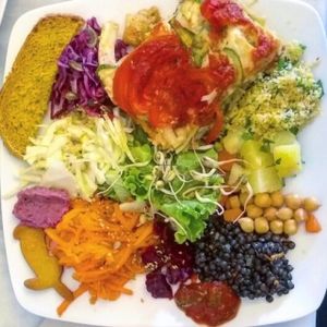 assiette du jour at Cafe Ginger in Paris