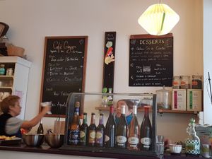 Charm. at Cafe Ginger in Paris