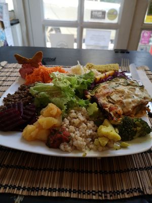 Lasagne at Cafe Ginger in Paris