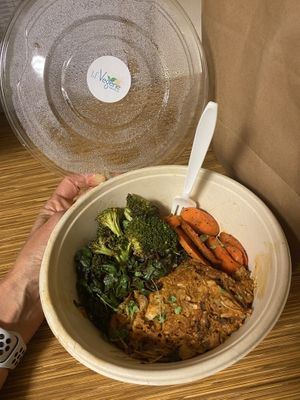 BBQ jackfruit 👍🏽  at Lil' Vegerie in Redondo Beach