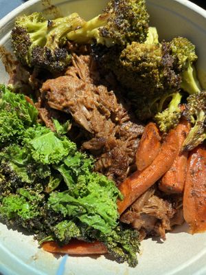 BBQ jackfruit   at Lil' Vegerie in Redondo Beach