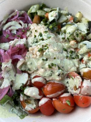 Chickpea tuna salad  at Lil' Vegerie in Redondo Beach