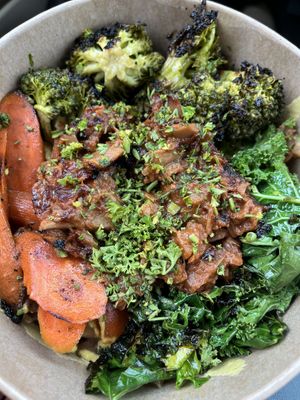 BBQ jackfruit   at Lil' Vegerie in Redondo Beach