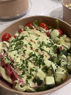 Chickpea tuna salad  at Lil' Vegerie in Redondo Beach