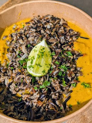 Coconut pumpkin curry at Lil' Vegerie in Redondo Beach