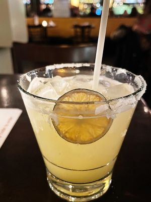Roasted Pineapple Margarita at 5 Napkin Burger in New York City