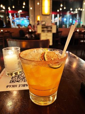 Pumpkin Spice Margarita at 5 Napkin Burger in New York City