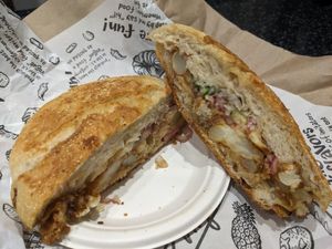 Cauli Bahn Ve (vegan January special) at Zingerman's Delicatessen in Ann Arbor