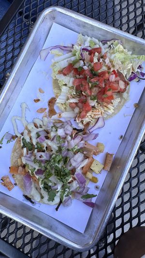 Avocado taco and jackfruit tacoos  at Vatos Tacos + Tequila at The Foundry in Loveland
