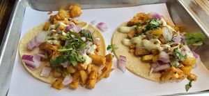 Vegan Jackfruit Tacos at Vatos Tacos + Tequila at The Foundry in Loveland