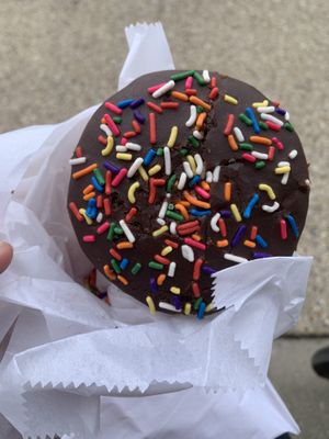 Chocolate donut  at The Chunky Scone in Highland Park