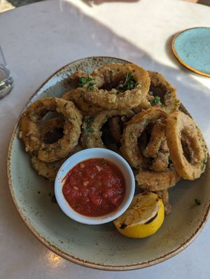 Eggplant Calamari at Fern Flavors from the Garden in Charlotte