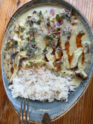 Green curry  at Fern Flavors from the Garden in Charlotte
