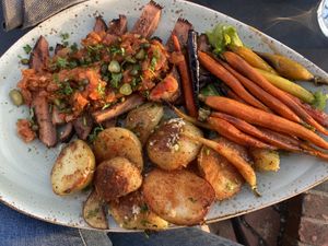 Lionsmane “steak"  at Fern Flavors from the Garden in Charlotte