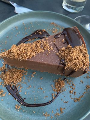 Chocolate cheesecake  at Fern Flavors from the Garden in Charlotte