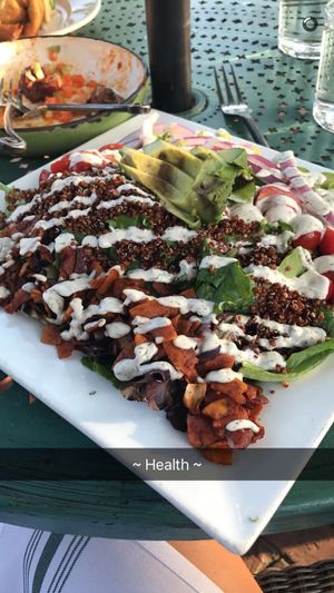 Romaine and quinoa salad at Fern Flavors from the Garden in Charlotte
