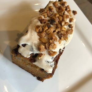 Delicious carrot cake ! Vegan !    at Fern Flavors from the Garden in Charlotte