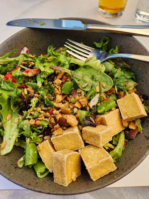Spring Salad with Crispy Tofu at Banter in Bellingham