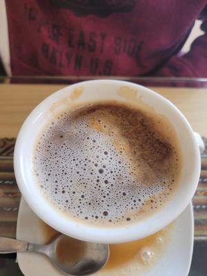 coffee at Llama Cafe in Cusco